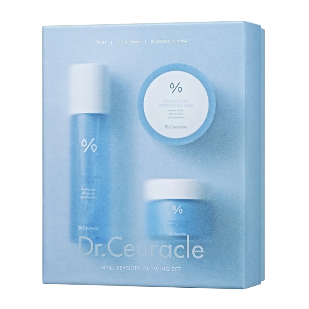 Dr. CEURACLE Hyal Reyouth Glowing Set - Набір для сяючої шкіри з гіалуроновою кислотою (до 02.2027)